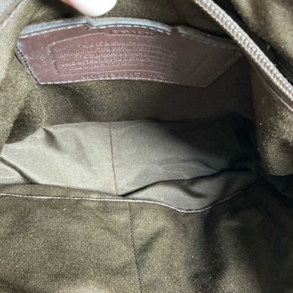 Coach Lexington Brown Mahogany Unisex Men Leather Map Messenger Bag Work NWT - Picture 9 of 14